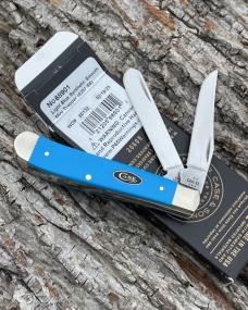 CASE XX ** 2025 SMOOTH LIGHT BLUE SYNTHETIC MINI TRAPPER