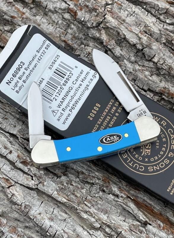 CASE XX ** 2025 SMOOTH LIGHT BLUE SYNTHETIC BABY BUTTERBEAN CASE XX ** 2025 SMOOTH LIGHT BLUE SYNTHETIC BABY BUTTERBEAN