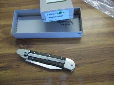 Hubertus Knife Solingen, Germany Size 10 Medium Clip-Point Rare Green Micarta NIB
