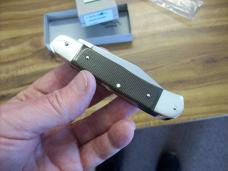 Hubertus Knife Solingen, Germany Size 10 Medium Clip-Point Rare Green Micarta NIB
