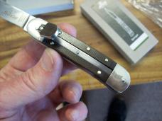 Hubertus Knife Solingen, Germany Small 08 Exotic Rare Green Micarta 5 3/4 " Open Lilyput NIB