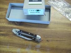 Hubertus Knife Solingen, Germany Small 08 Exotic Rare Green Micarta 5 3/4 " Open Lilyput NIB