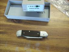 Hubertus Knife Solingen, Germany Small 08 Exotic Rare Green Micarta 5 3/4 " Open Lilyput NIB
