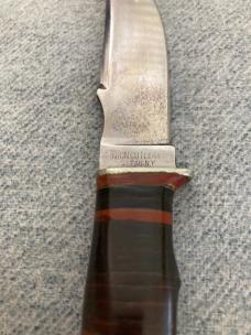Incredibly RARE!! Antique KA-BAR, UNION CUTLERY, Standing Bear Hunting Knife