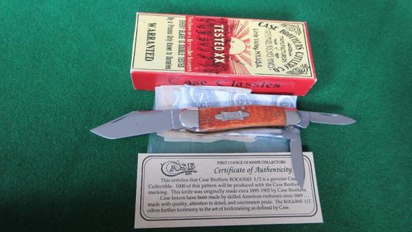 Case Brothers Cutlery Co. ROG63043-1/2 Split Backspring Whittler Case Brothers Cutlery Co. ROG63043-1/2 Split Backspring Whittler