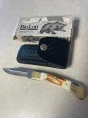 1980'S PARKER IMAI LOCK BLADE FOLDING KNIFE K-250 BIG LOU BONE W/BOX