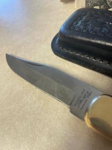 1980'S PARKER IMAI LOCK BLADE FOLDING KNIFE K-250 BIG LOU BONE W/BOX