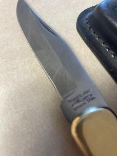 1980'S PARKER IMAI LOCK BLADE FOLDING KNIFE K-250 BIG LOU BONE W/BOX
