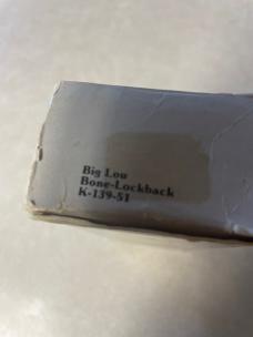 1980'S PARKER IMAI LOCK BLADE FOLDING KNIFE K-250 BIG LOU BONE W/BOX