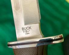 Buck 119 Special Pro S35VN Micarta