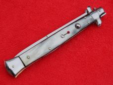  New Beltrame 13"  Italian Stiletto Brazilian-Horn Handles- SS Bayonet grind Blade