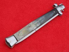  New Beltrame 13"  Italian Stiletto Brazilian-Horn Handles- SS Bayonet grind Blade