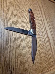 Boker Tree Brand 2020, Solingen Made, Carbon Steel 2 Blade Hunter. Never Used, Excellent Condition!