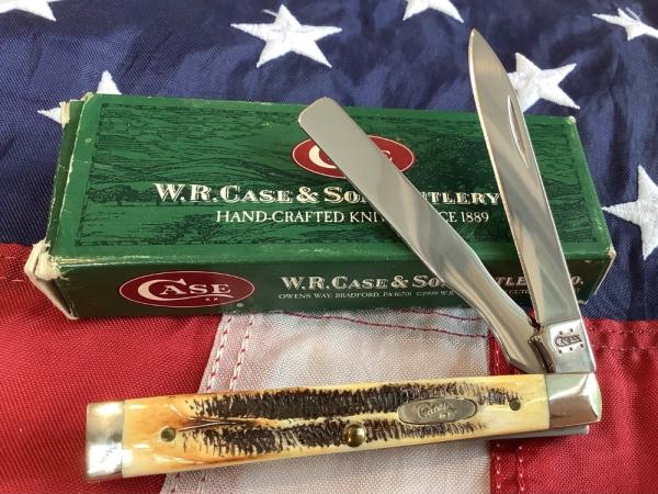 2008 Case xx Doctors Knife (MDL# 6.5285SP SS) w/ Sweet Bone Stag Handles -NOS & M/NM 2008 Case xx Doctors Knife (MDL# 6.5285SP SS) w/ Sweet Bone Stag Handles -NOS & M/NM