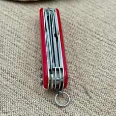 Victorinox Huntsman Swiss Army Knife 91mm Red saw scissors bottle opener (25)