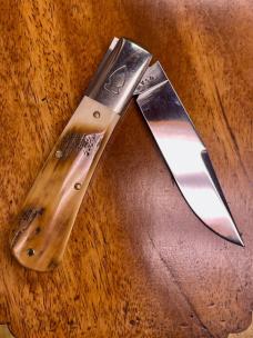 Northwoods (by Great Eastern Cutlery) Madison Barlow with Clip Point Blade with Mammoth Ivory Covers