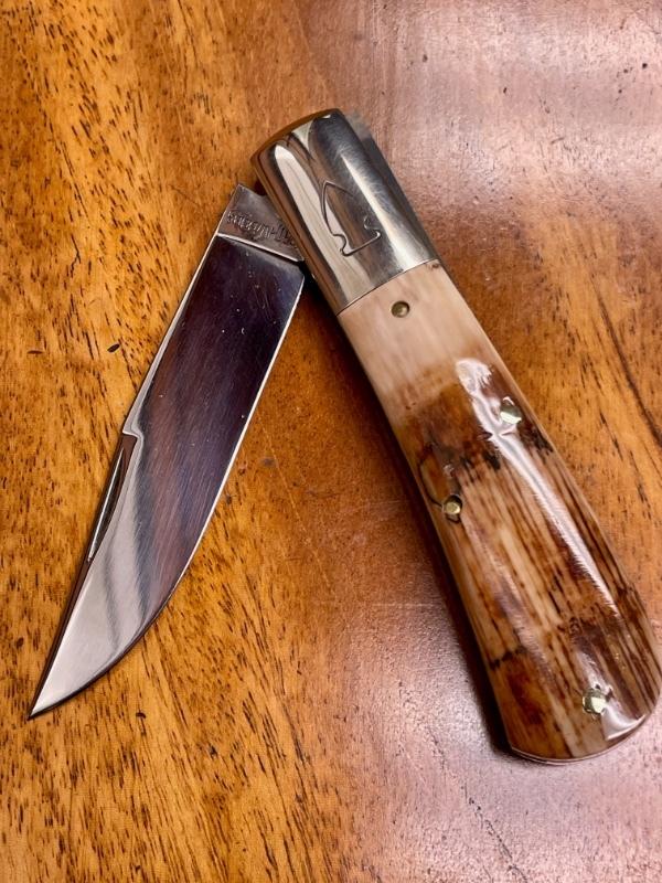 Northwoods (by Great Eastern Cutlery) Madison Barlow with Clip Point Blade and Mammoth Ivory Covers