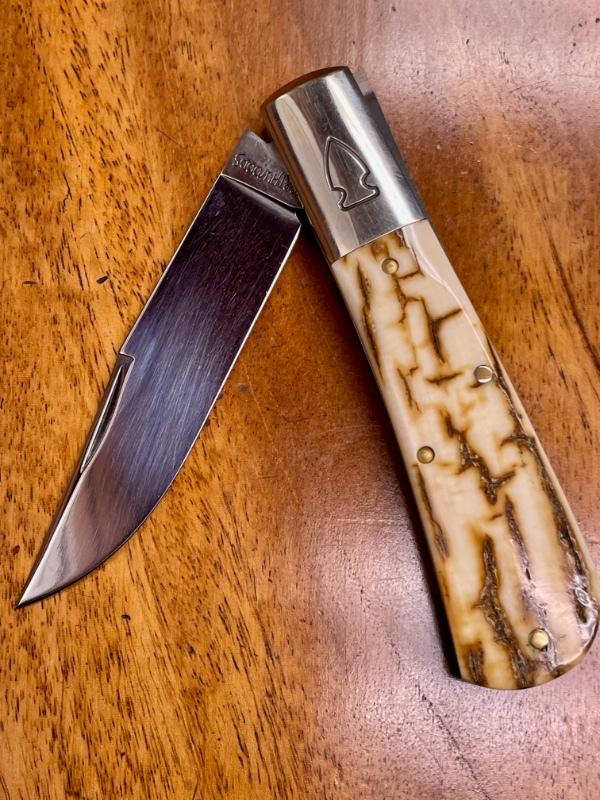 Northwoods (by Great Eastern Cutlery) Madison Barlow with Clip Point Blade and Mammoth Ivory Covers Northwoods (by Great Eastern Cutlery) Madison Barlow with Clip Point Blade and Mammoth Ivory Covers