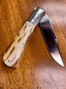Northwoods (by Great Eastern Cutlery) Madison Barlow with Clip Point Blade and Mammoth Ivory Covers