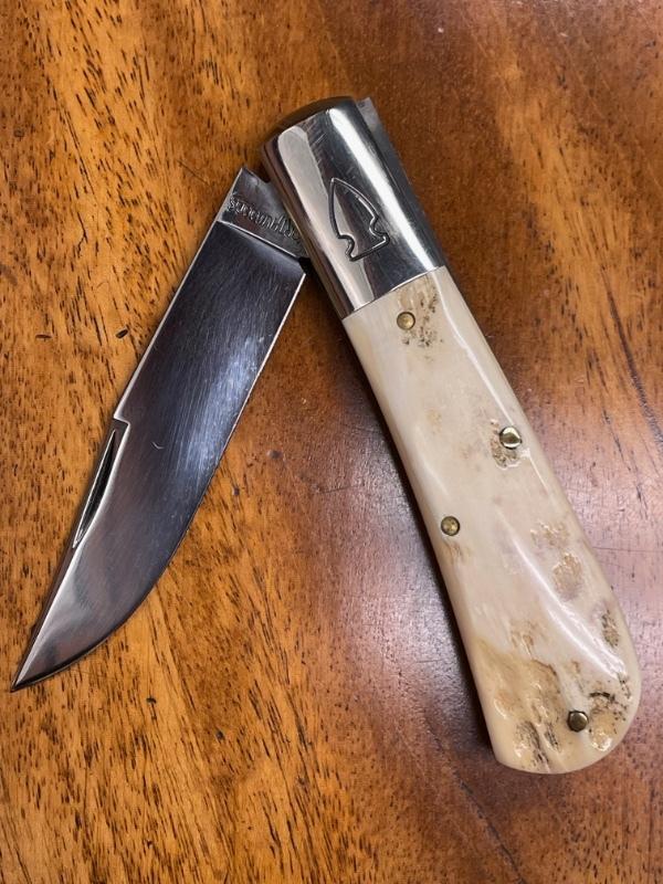 Northwoods (by Great Eastern Cutlery) Madison Barlow with Clip Point Blade and Mammoth Ivory Covers