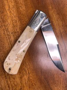 Northwoods (by Great Eastern Cutlery) Madison Barlow with Clip Point Blade and Mammoth Ivory Covers