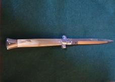 NEW FRANK BELTRAME 11"HONEY BUFFALO HORN"PICKLOCK" 4MM BLADE AND SPRING.