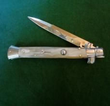 NEW FRANK BELTRAME 11"HONEY BUFFALO HORN"PICKLOCK" 4MM BLADE AND SPRING.