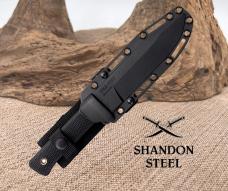 Cold Steel SRK Survival 6" Black SK5 Carbon Black Kray-Ex Fixed Knife 49LCK