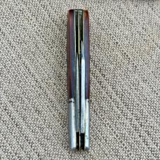 Vtg. Barlow #51 - Camillus - N.Y. 2 Blade Pocket Knife - Sawcut Handle (76)