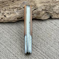 Vtg. Barlow #51 - Camillus - N.Y. 2 Blade Pocket Knife - Sawcut Handle (76)