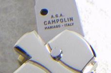 NEW A.G.A. CAMPOLIN 9" MALTESE BRAZILIAN HORN MODIFIED BAYONET BLADE NICKEL SILVER BOLSTERS