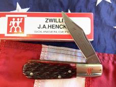 J A Henckels 1 Single Blade, Hand Forged Barlow (HK-14-B) with Premium Red Pick Bone Handles