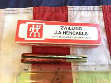 J A Henckels 1 Single Blade, Hand Forged Barlow (HK-14-B) with Premium Red Pick Bone Handles