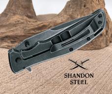 Fox Edge Mandatory Fun Framelock Coyote Tan G10 & Stainless Folding 8Cr13MoV 025