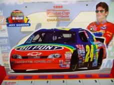 1999 COLORFUL NASCAR CALANDER LOADED WITH PAGES FOR FRAMING APPROX. 16-1/2" X 10-1/4"