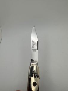Lot of 3 Hubertus Solingen Germany Pocket knives Locking Lever Release 