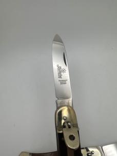 Lot of 3 Hubertus Solingen Germany Pocket knives Locking Lever Release 