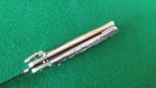 DISCONTINUED BOKER 715 STAG Lever Lock Automatic MINT 