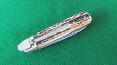 DISCONTINUED BOKER 715 STAG Lever Lock Automatic MINT 