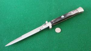 RARE c 1950s 28cm 11quot M ITALY PICK LOCK Switchblade HORN MINT