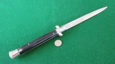 RARE c. 1950's 28cm (11") M. ITALY PICK LOCK Switchblade HORN MINT !