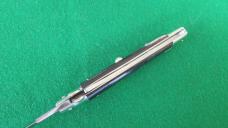 RARE c. 1950's 28cm (11") M. ITALY PICK LOCK Switchblade HORN MINT !