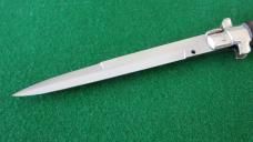 RARE c. 1950's 28cm (11") M. ITALY PICK LOCK Switchblade HORN MINT !