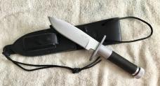 Greg Wall Custom Crane Style Hollow Handle Survival Knife And Sheath NEW