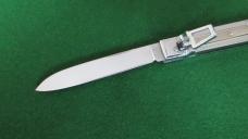 BONSA Solingen Rostfrei SLIMLNE Lever Lock Automatic Engine Turned  MINT !