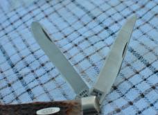 Case One Dot 6254 SS Jigged Brown Bone Trapper 4 1/8" Closed Factory Mint Never Used Or Carried 