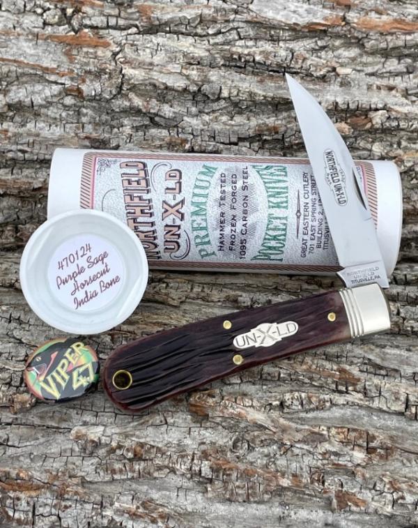 GEC NORTHFIELD ** 470124 PURPLE SAGE HORSECUT INDIA BONE VIPER GEC NORTHFIELD ** 470124 PURPLE SAGE HORSECUT INDIA BONE VIPER