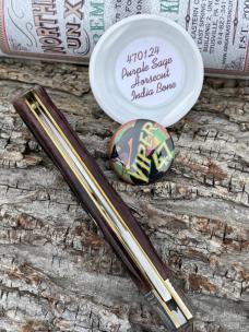 GEC NORTHFIELD ** 470124 PURPLE SAGE HORSECUT INDIA BONE VIPER