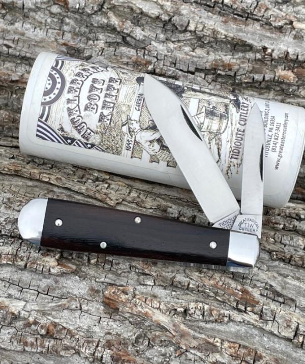 GEC TIDIOUTE **152214EC EBONY WOOD HUCKLEBERRY BOYS KNIFE