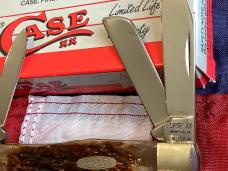 Case xx 1993 Stockman Knife Mdl# 63032 w/ Nice Brown Bone Handles -NOS